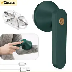 Electric Lint Remover Sweater Fabric Shaver Machine Hairball Trimmer Portable USB Charging Lint Remover for Clothes