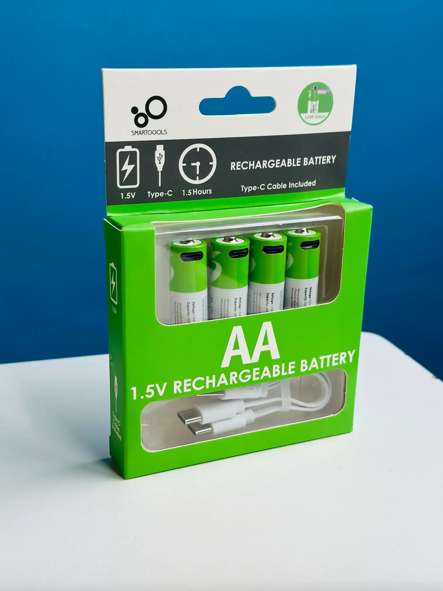 AA Rechargeable Battery 1.5V 2600mWh (4Pcs Set)