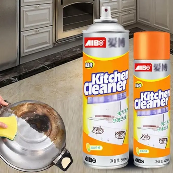 Kitchen Cleaner Spray | Foam Cleaning Spray 500ml - Oil & Stain Cleaner image 4