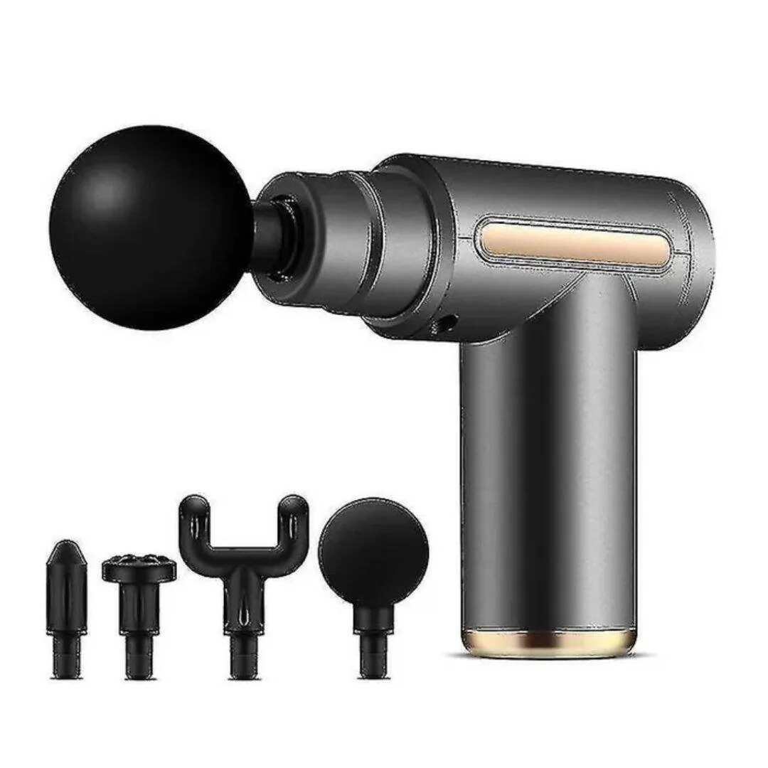 Portable Electric Fascia Massage Gun – Deep Tissue Percussion Massager for Muscle Pain Relief, Body Recovery & Relaxation (with 4 Interchangeable Heads) image 4