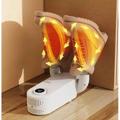 Smart Electric Shoe Dryer & Deodorizer | 3-in-1 Portable Foldable Boot Heater with Digital Display & Timer image 2