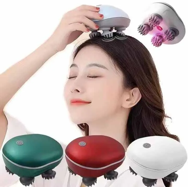 Smart Scalp & Full Body Electric Massager – 3D Kneading Waterproof Head Scratcher for Stress Relief & Hair Growth image 3