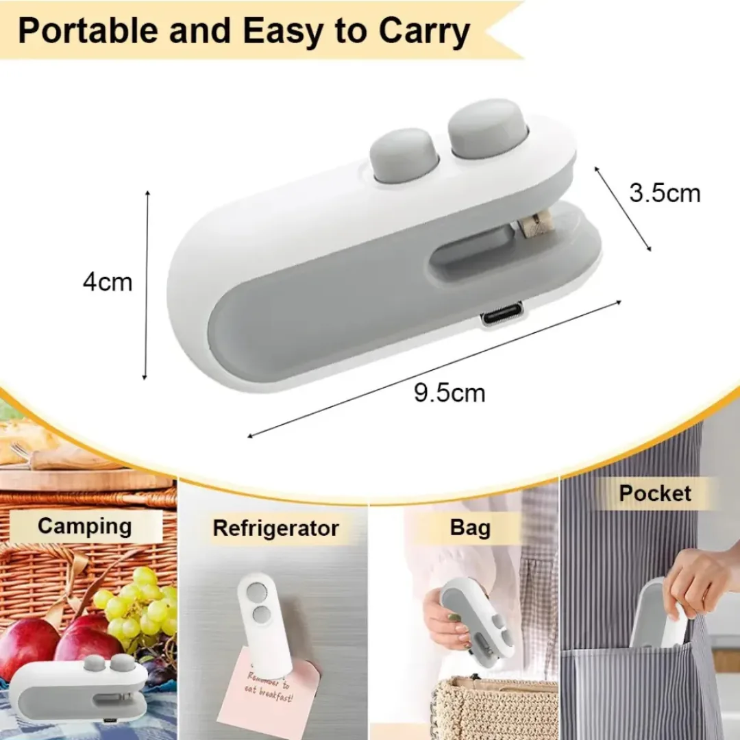 2-in-1 Mini Portable Bag Sealer & Cutter (Rechargeable) image 7
