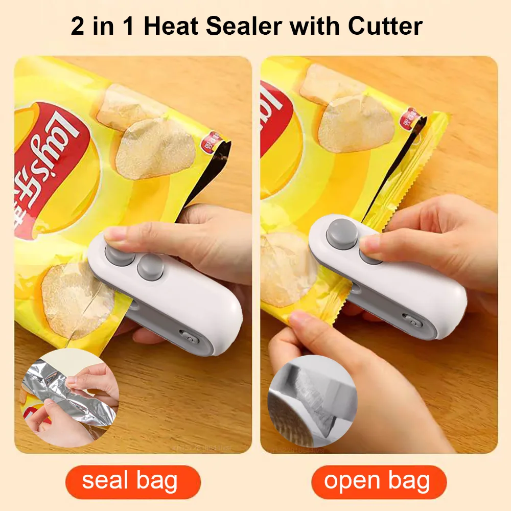 2-in-1 Mini Portable Bag Sealer & Cutter (Rechargeable) image 5