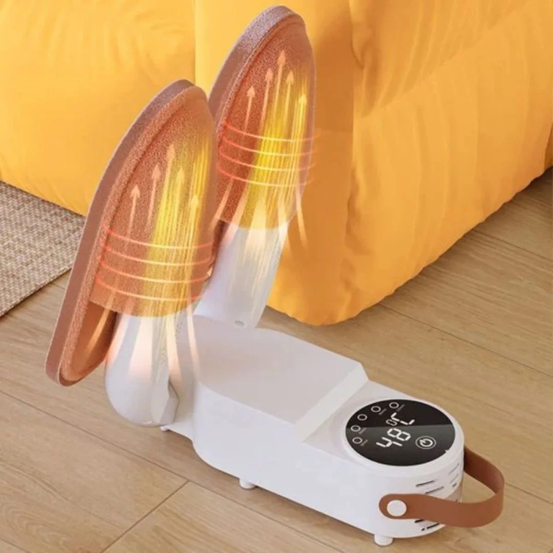 Smart Electric Shoe Dryer & Deodorizer | 3-in-1 Portable Foldable Boot Heater with Digital Display & Timer image 4
