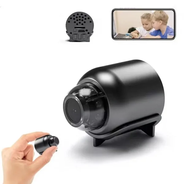 X5 Mini WiFi Camera – 1080P HD Wireless Security Spy Camera with Remote View, Night Vision & Audio