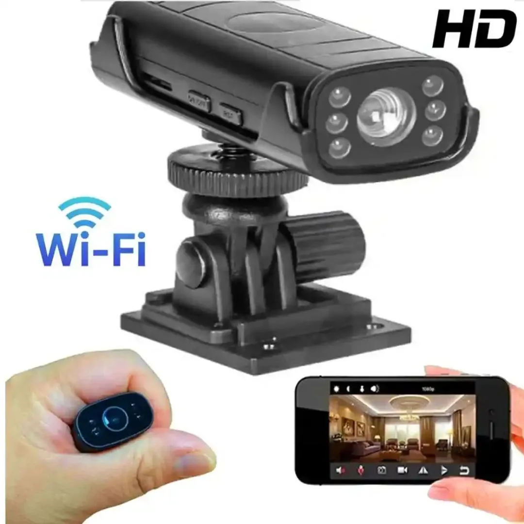 Compact 1080P HD Wireless Mini Security Camera with Night Vision & Motion Detection
