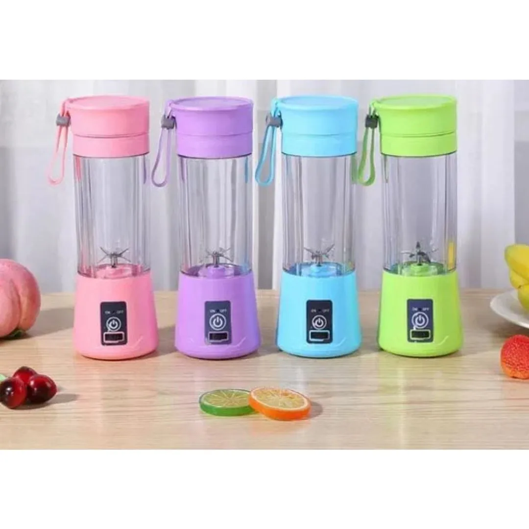 USB Rechargeable Portable Juice Maker & Smoothie Blender Bottle (2000mAh Battery, 22000 RPM) image 4