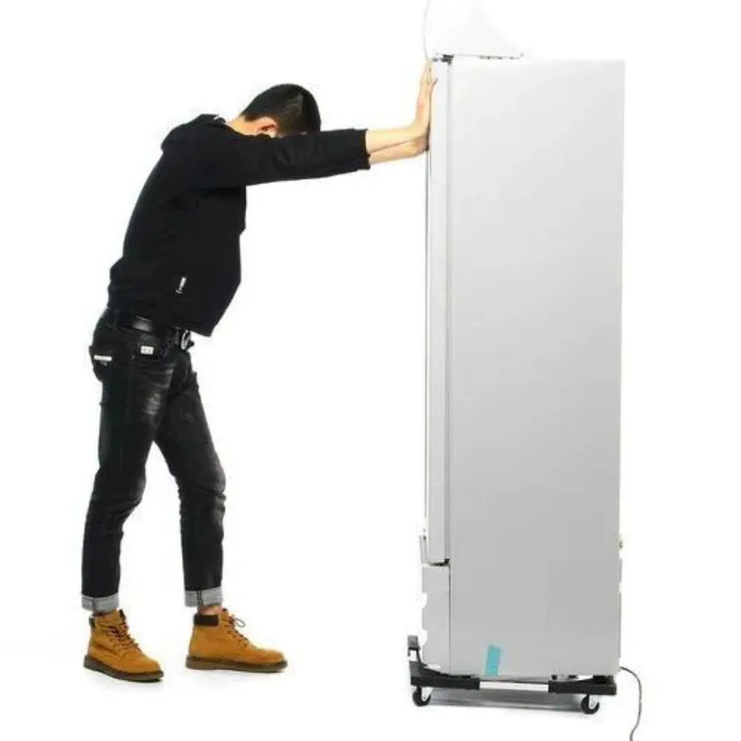 Heavy Duty Adjustable Washing Machine & Refrigerator Stand Base – Multi-Functional Movable Trolley with 360° Rotating Locking Wheels & Anti-Vibration Base Pads (40cm to 60cm) image 4