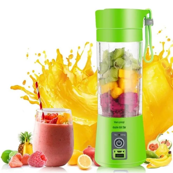 USB Rechargeable Portable Juice Maker & Smoothie Blender Bottle (2000mAh Battery, 22000 RPM) image 5