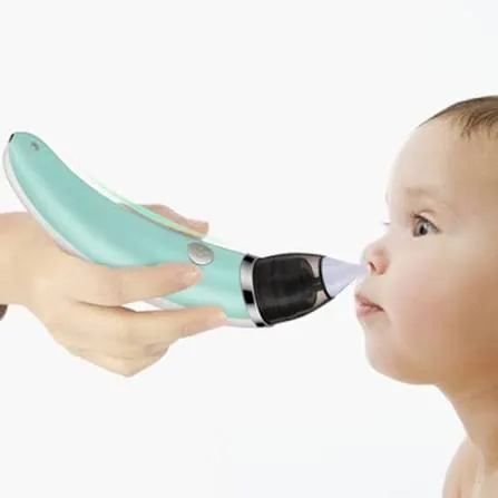 Electric Baby Nasal Aspirator – Rechargeable & Gentle Mucus Vacuum Cleaner Suction Device for Newborns & Toddlers
