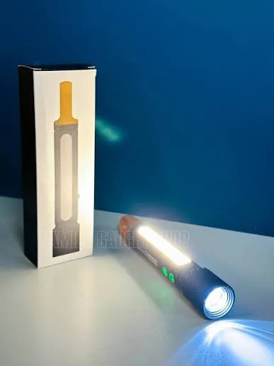 GEAR UP K57 PRO Rechargeable Strong Light Flashlight – Dual Light Source, Telescopic Zoom & 9 Light Modes image 5